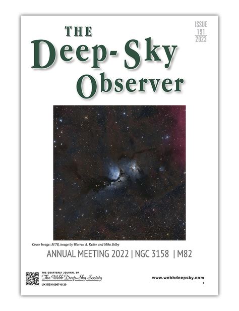 Webb Deep Sky Society The Deep Sky Observer Issue 191