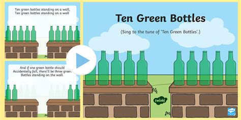 Ten Green Bottles Lehrer Gemacht Twinkl