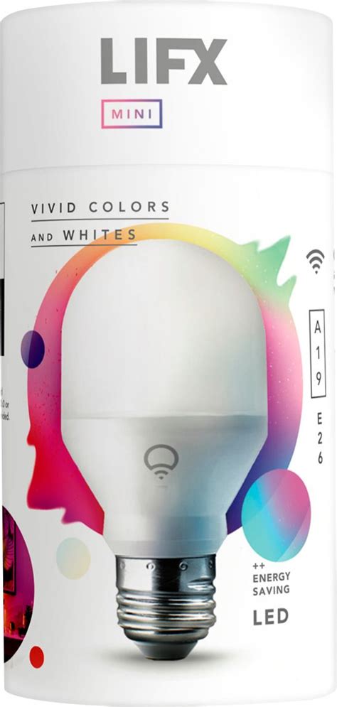 Best Buy Lifx Mini Color A19 Multicolor L3a19mc08e26