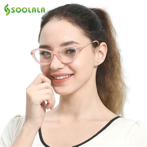 soolala cateye reading glasses women men glasses frame reading glasses 0 5 0 75 1 0 1 25 1 5 1
