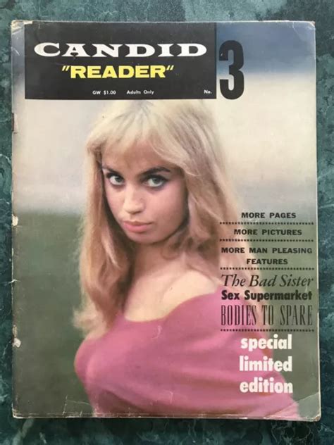 Vintage Erotica Candid “reader” Magazine 03 1961 Cool And Collectible 1999 Picclick