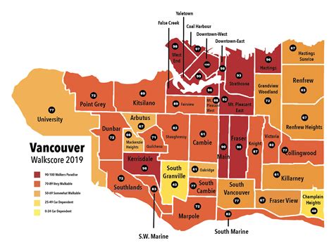 The Most Walkable Vancouver Neighbourhoods Roomvu Blog