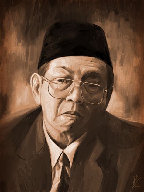 Digital Painting Potret Kh Abdurrahman Wahid · Karyakarsa