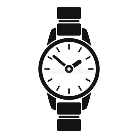 Icono Del Reloj De La Mano Estilo Simple Ilustración Del Vector