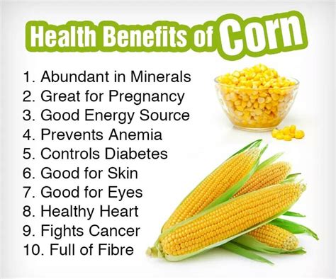Corn Benefits Facts Nutrition Health Healthyfood Corn Health