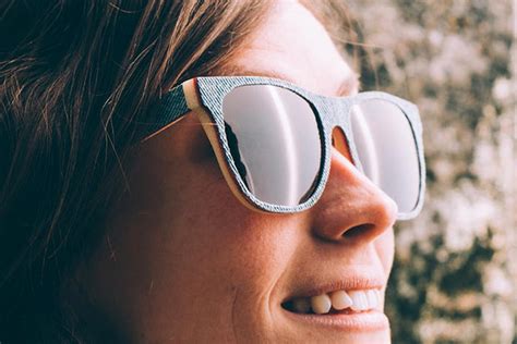 Mosevics Sunglasses Feature Solid Denim Frames