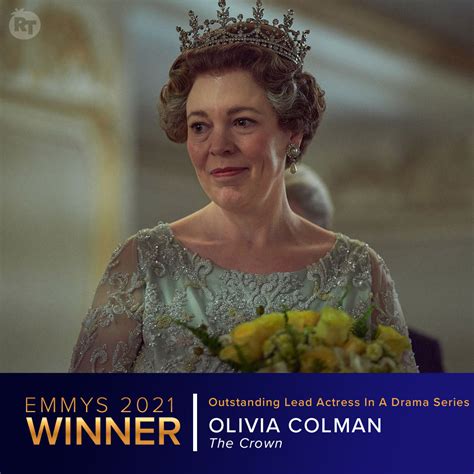 Rotten Tomatoes Congrats To Olivia Colman On Her Emmys