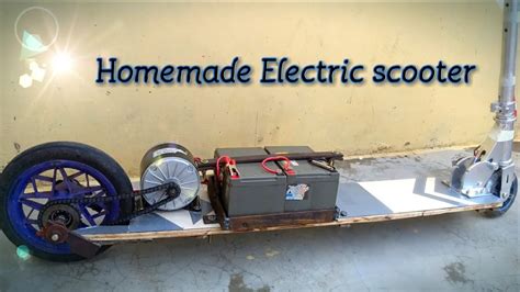 How To Make Simple Electric Scooter Part 1 Creative Science Youtube