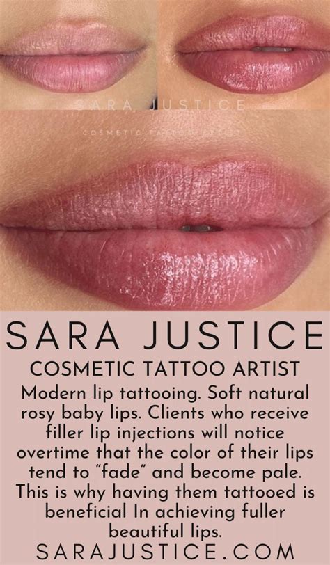Cosmetic Lip Tattoo In Atlanta Ga Sara Justice Lip Permanent Makeup Lip Color Tattoo