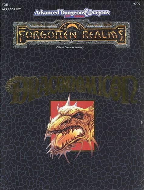 Draconomicon 2nd Edition Dungeons And Dragons Forgotten Realms