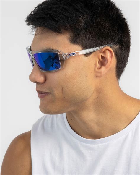 Shop Oakley Cables Prizm Sunglasses In Polished Clear W Prizm Sapphire Fast Shipping And Easy