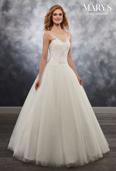 Bridal Ball Gowns Style Mb6022 In Ivory Or White Color