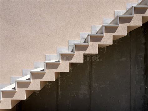 Staircase Side View Stock Photo Image Of Background 99304186