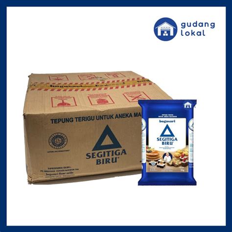 Jual Tepung Terigu Segitiga Biru Premium 1kg X 12 Harga Karton