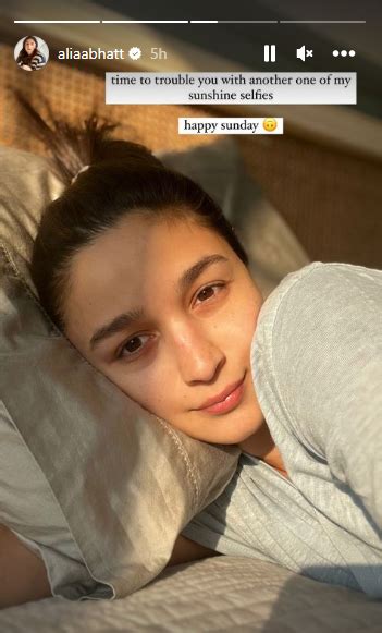 Alia Bhatt Drops Another Sunshine Selfie See Picture