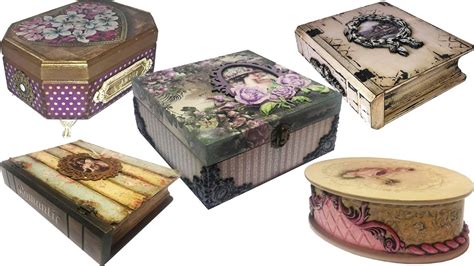 Top 5 Ideas For Decoupage Box Ideas For Decoration Youtube