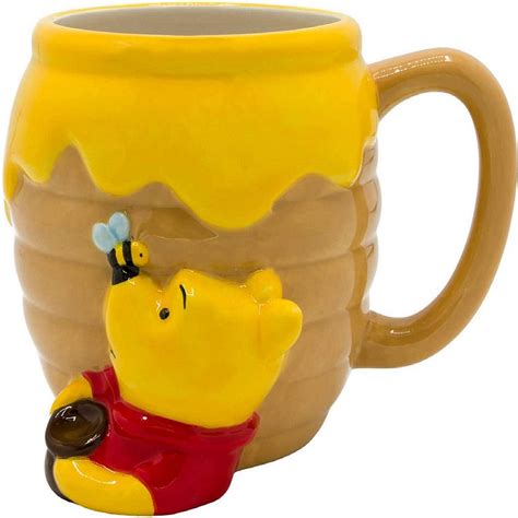 Winnie The Pooh Honey Pot 3d Sculpted 23oz Ceramic Mug Oriental Trading