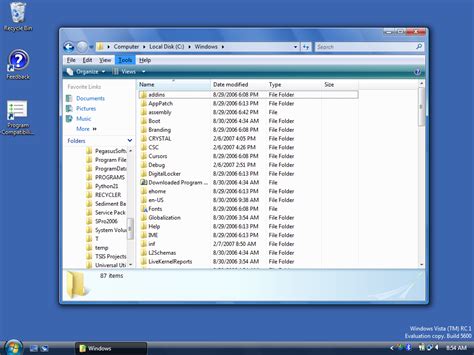 Windows Vista Nt 60