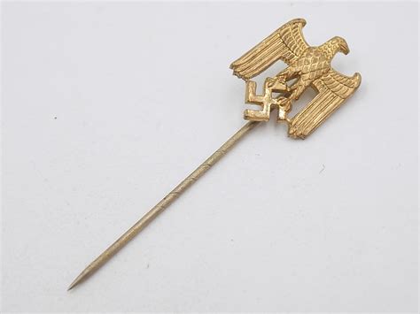 German Wehrmacht Army Generals Off Duty Lapel Stick Pin On Hold