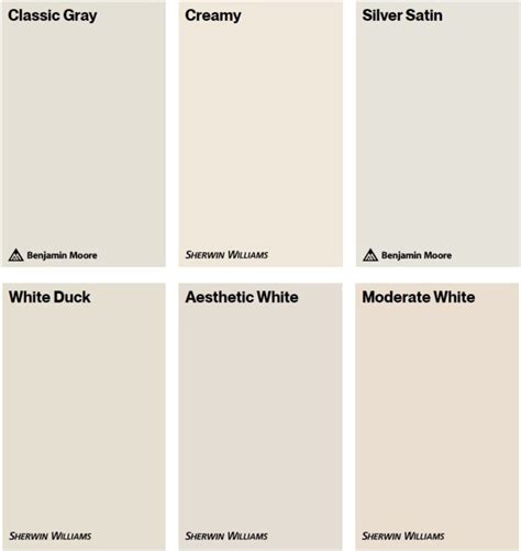 Best Off White Paint Colours Benjamin Moore
