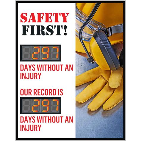 Custom Digital Safety Scoreboards Visual Workplace Inc