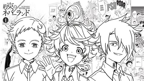 15 Anime Coloring Pages The Promised Neverland Information Porn Sex