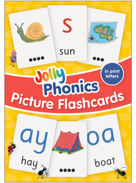 Jolly Phonics Picture Flashcards In Print Letters — Jolly Phonics