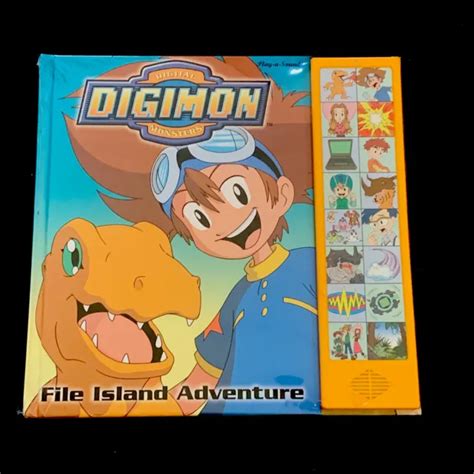 Digimon Digital Monsters Play A Sound Book File Island Adventure