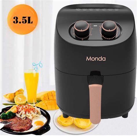 Monda Brand Af 06 Home Use Airfryer หม้อทอดเพื่อสุขภาพ 35ลิตร Airfryer