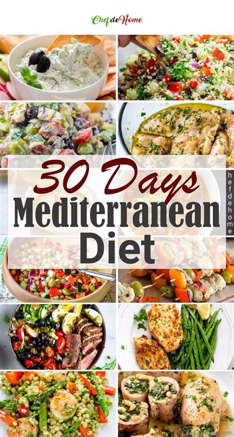 30 Days Of Mediterranean Diet Meals