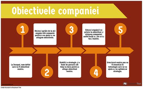 Obiective Exemple Storyboard by roexamples