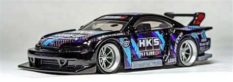 Hot Wheels Custom Nissan Silvia S14 Liberty Walk Black HKS Etsy UK