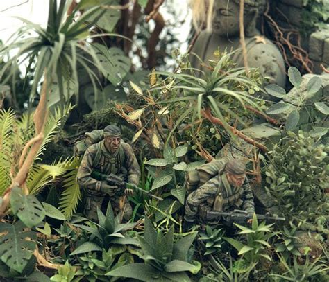 Lrrp Diorama Vietnam Military Diorama Vietnam Miniature Model