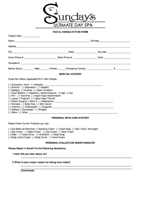 printable consultation forms printable forms free online
