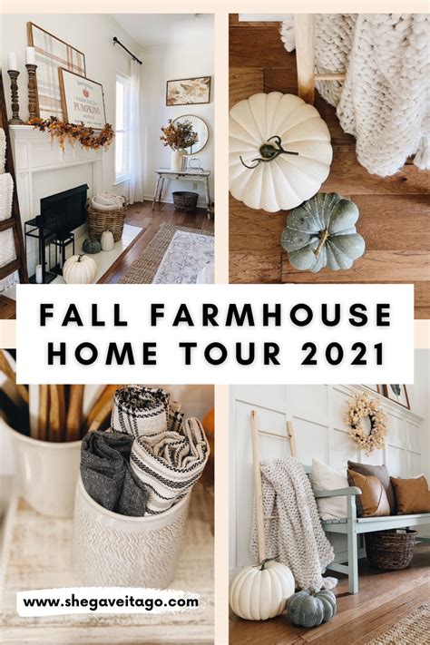 Fall Farmhouse Home Tour 2021 She Gave It A Go