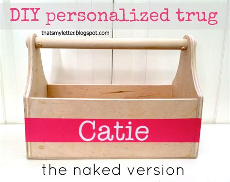 DIY Personalized Trug The Naked Version Jaime Costiglio