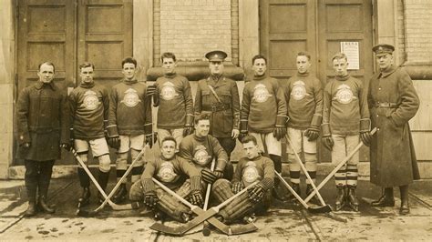 A Quirk Of Canadian History When War And Hockey Shared The Ice The