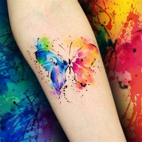 98 Watercolor Tattoos That Are Truly Ethereal Bored Panda