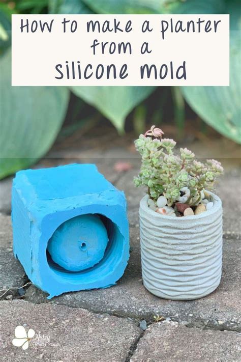 Make A Silicone Mold For A Cement Planter From An Object in 2021