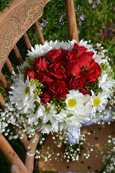 Recipes Red Roses White Daisy Gypsophilia Hypericum Lime Berries