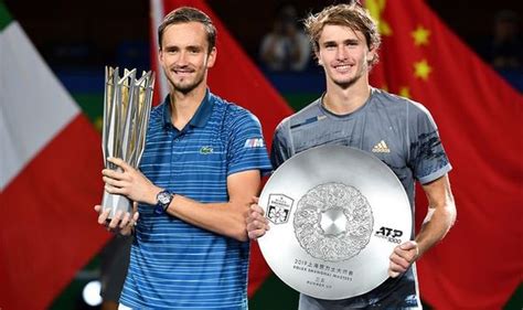 Daniil sergeyevich medvedev is a russian professional tennis player. Daniil Medvedev congratulates Alexander Zverev for beating ...