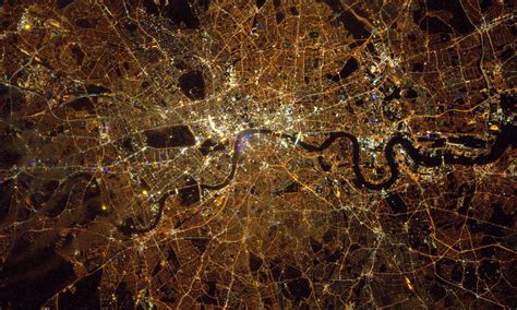 Londres Vue Depuis Liss Tim Peake Agences Spatiales