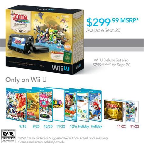Wii U Receives Official Price Cut Wind Waker Bundle
