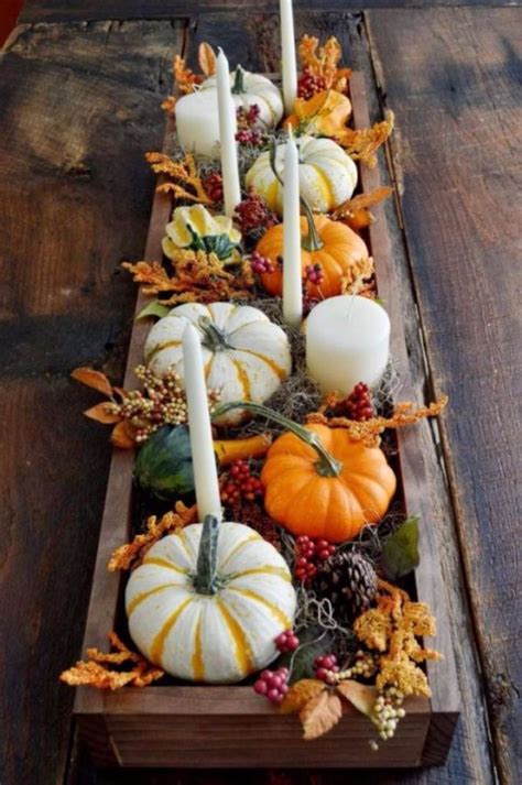 60 Amazing Pumpkin Centerpieces And Glorious Fall Decorating Ideas