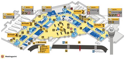 Schiphol Amsterdam Airport Info Map Arrivals Departures