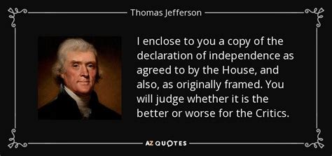 No free man shall ever be debarred the use of arms. Thomas Jefferson quote: I enclose to you a copy of the declaration of...