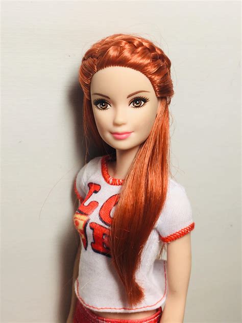 Barbie Hairstyle Red Head Barbie Hairstyle Barbie Hair Barbie