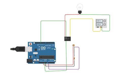 Circuit Design Controlling Light Bulb Brightness With Ldr Tinkercad