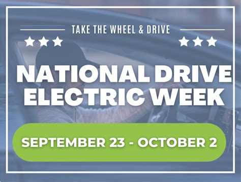 National Drive Electric Week Is Friday September 23 Sunday October