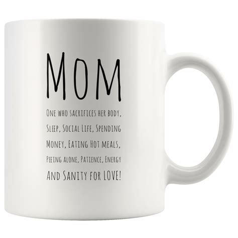 Funny Mom Quote In Coffee Mug Mothers Day T Funny Mom Quotes Mom